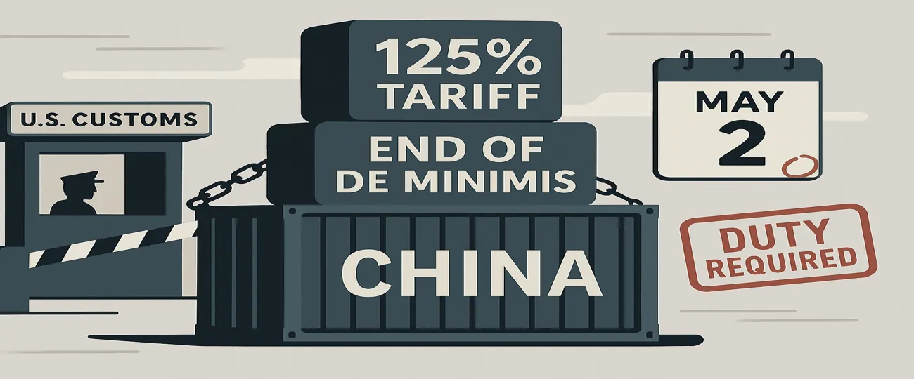 How to handle US-China tariffs and the end of de minimis